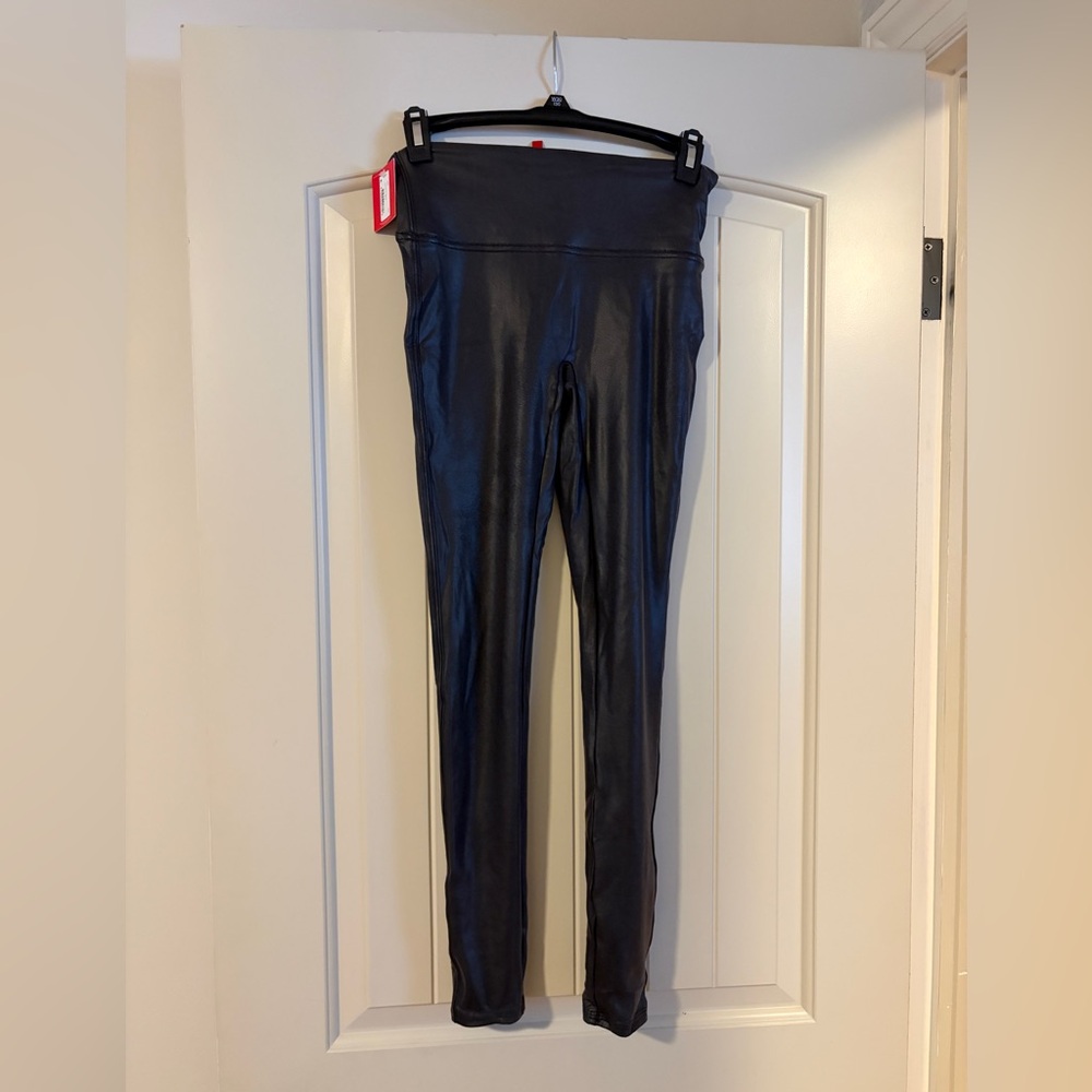 SPANX Faux Leather Leggings- NEW with Tag